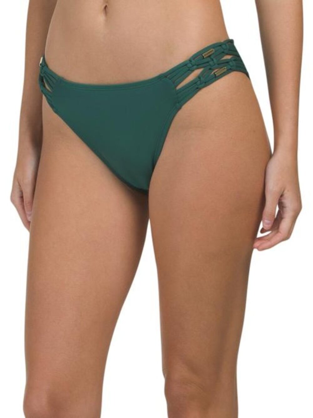 BLEU BY ROD BEATTIE La Cote D'azur Ring And Macrame Side Swim Bottoms